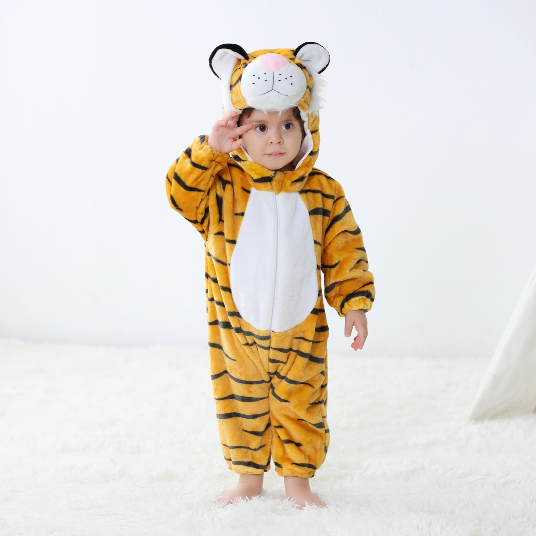 Spiderman Jumpsuit Kids - Neonato Tigre Animale Cartoon Pagliaccetto Vestiti