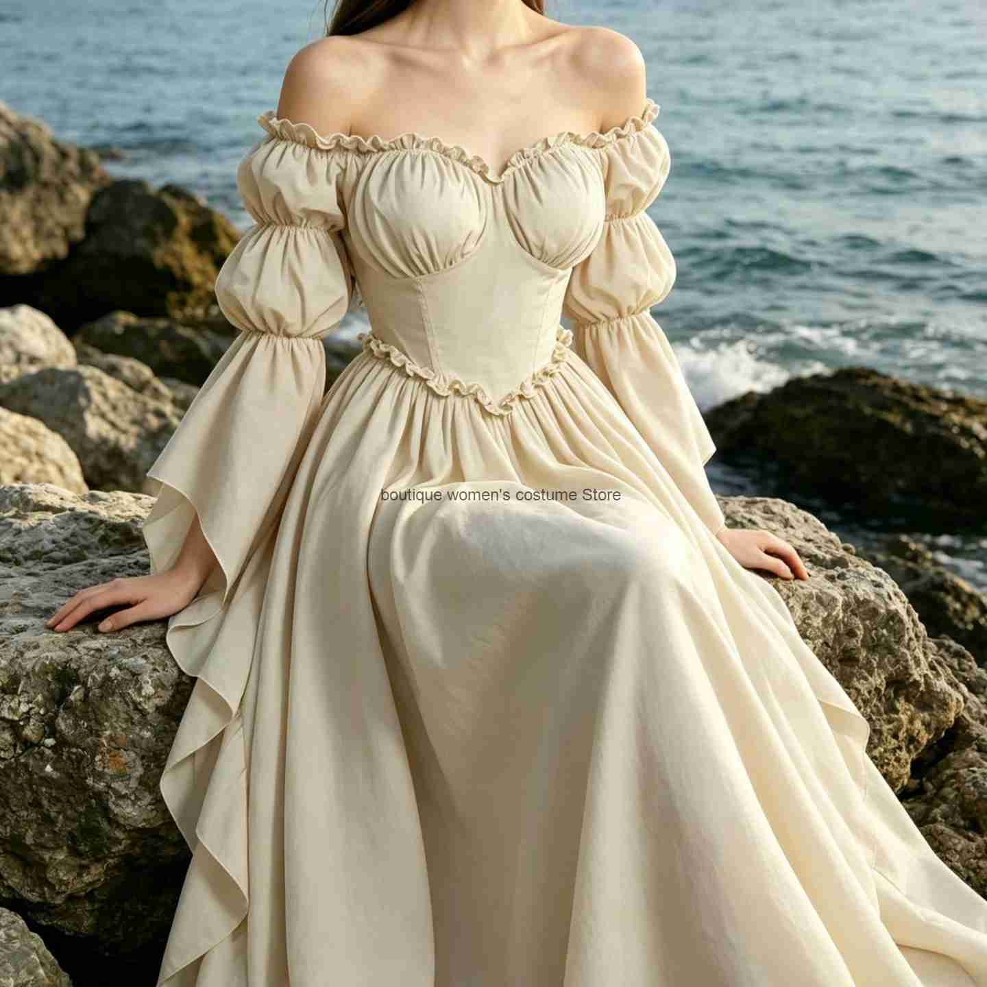 Medieval Renaissance Dress Women - Nuovo abito medievale rinascimentale da donna,