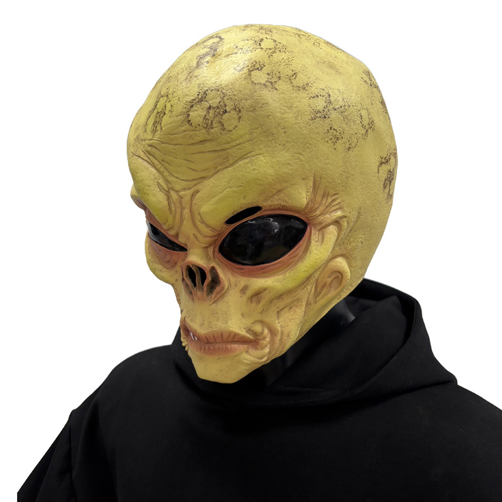 Latex Alien Mask Realistic - Maschera Realistica di Alieno UFO con