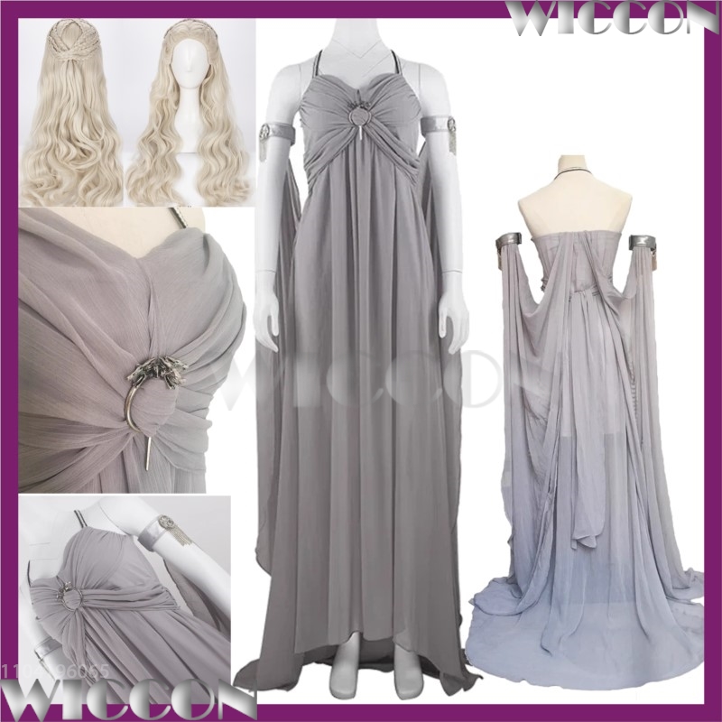 Medieval Renaissance Dress Women - Abito da cerimonia medievale Daenerys Donna