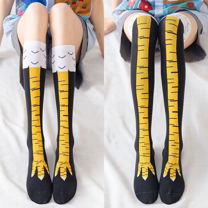Funny Chicken Leg Socks - Divertente calza con zampa di pollo