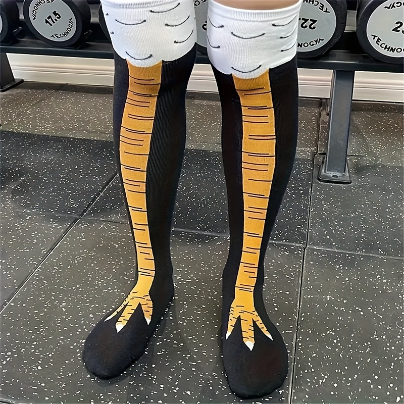Funny Chicken Leg Socks - Divertenti Calze al Ginocchio a Forma