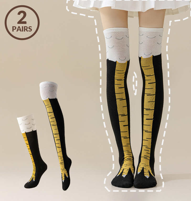 1/2paris Uomini Divertenti Cal - Funny Chicken Leg Socks recensione e prezzo