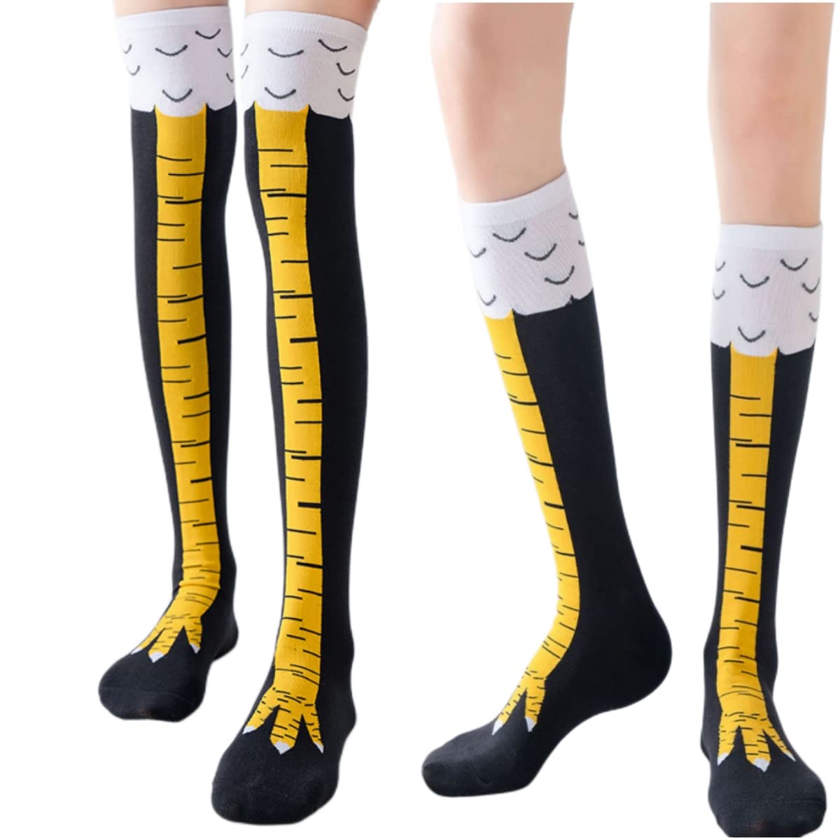Calze alte da donna con piedi  - Funny Chicken Leg Socks recensione e prezzo