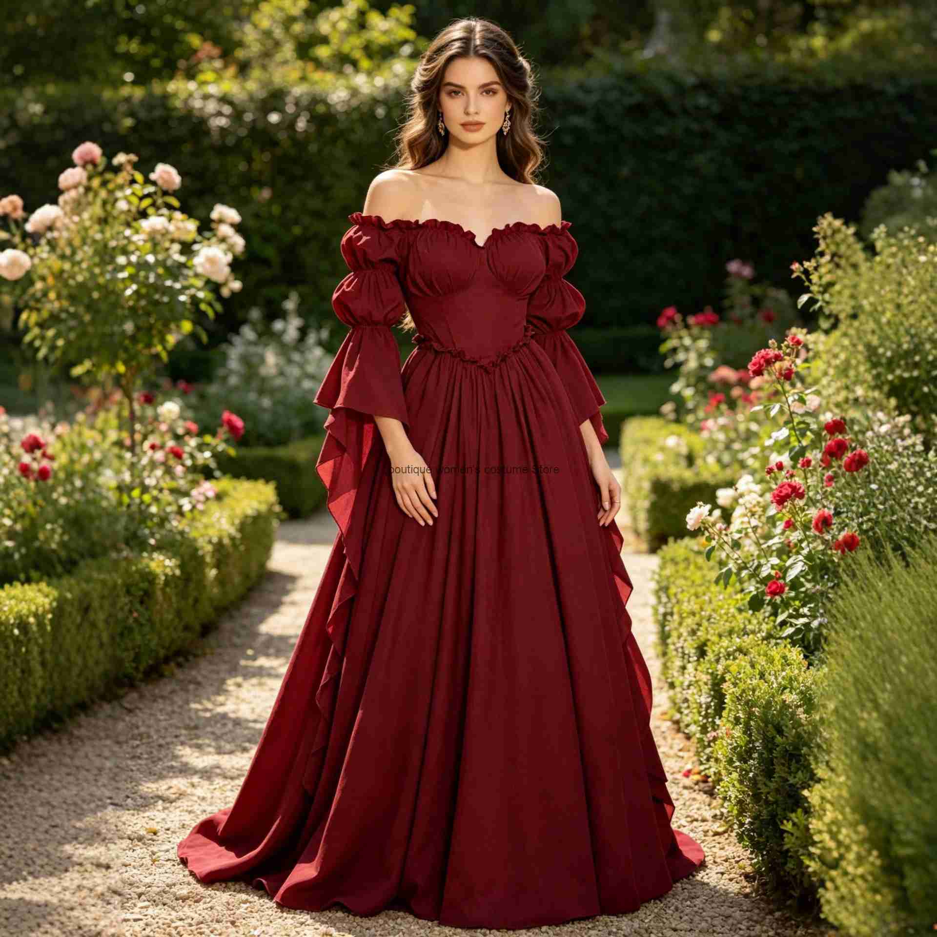 Nuovo abito medievale rinascim - Medieval Renaissance Dress Women recensione e prezzo