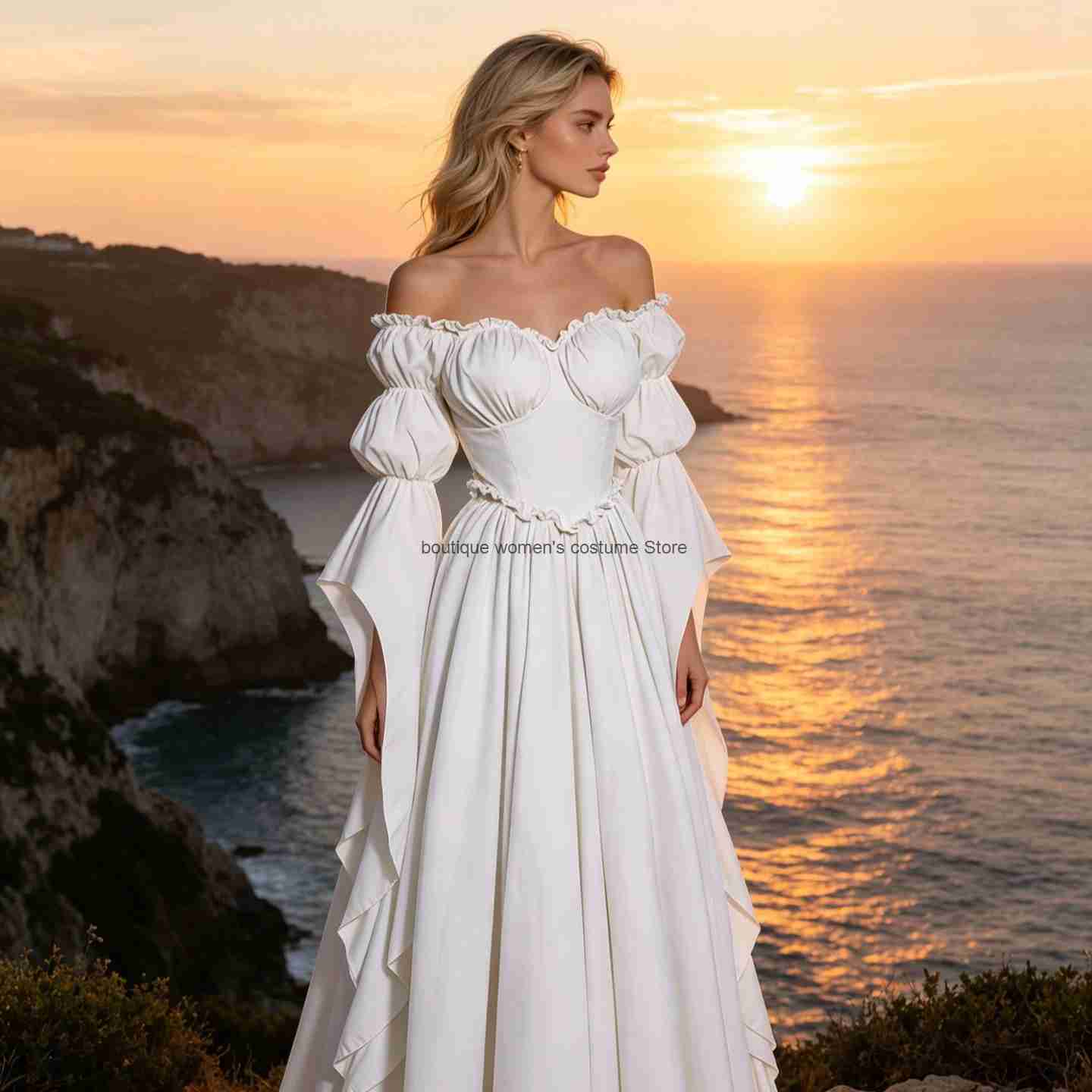 Nuovo abito medievale rinascim - Medieval Renaissance Dress Women recensione e prezzo