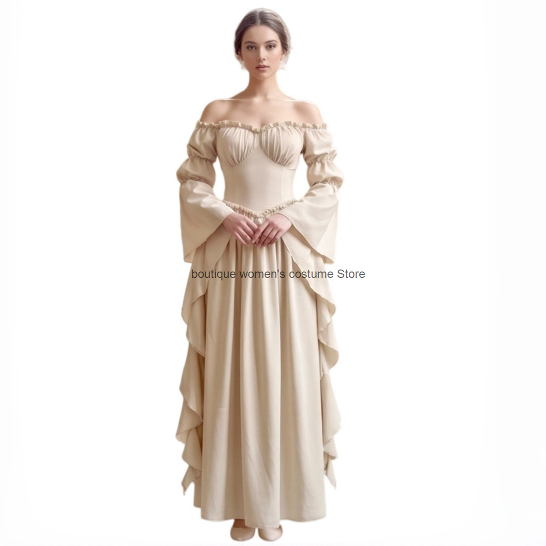 Nuovo abito medievale rinascim - Medieval Renaissance Dress Women recensione e prezzo