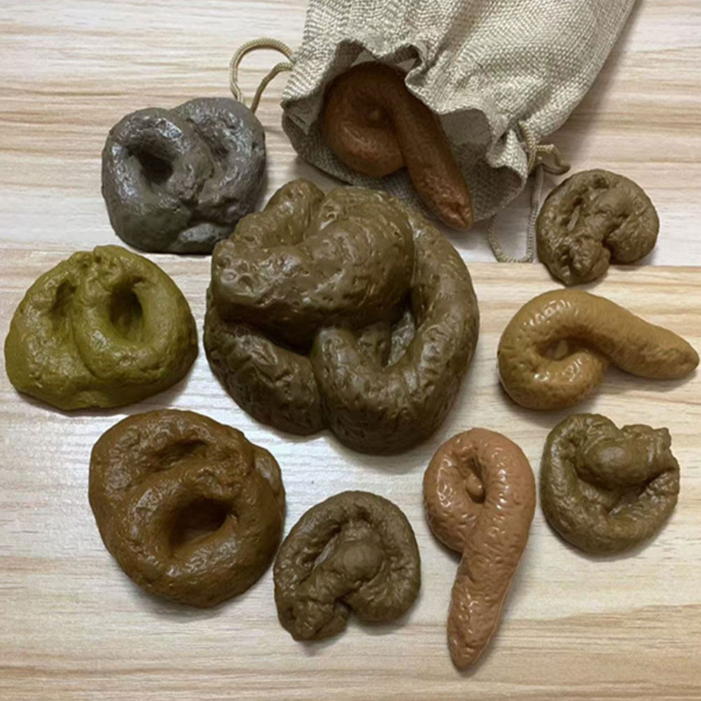 10 pezzi di scherzi realistici - Fake Poop Gag Gift recensione e prezzo