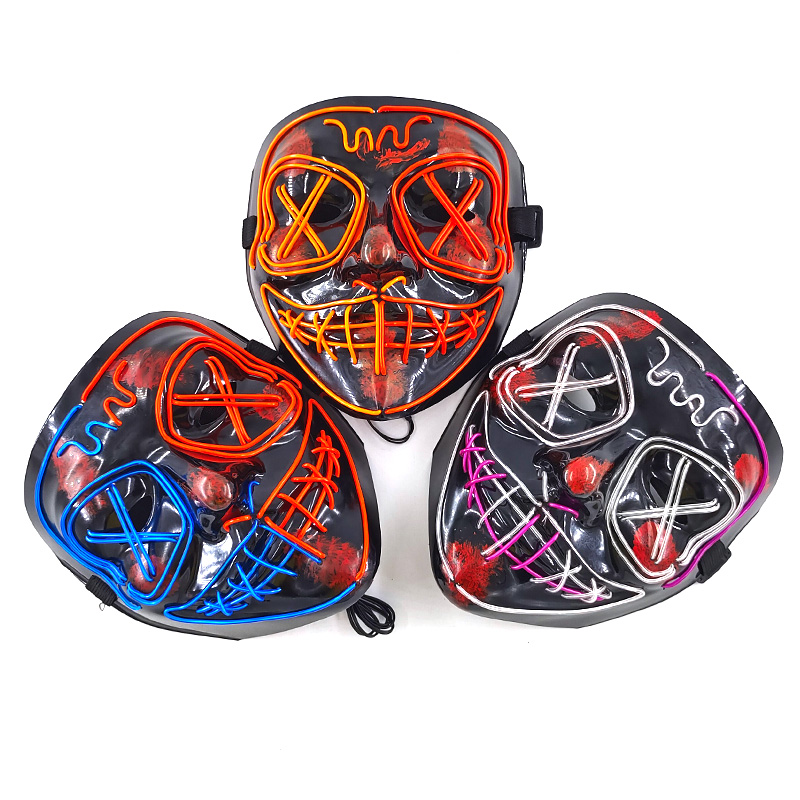 Maschera luminosa a LED senza  - Led Purge Mask Halloween recensione e prezzo