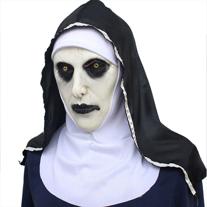 1PC The Horror Spaventoso Nun  - Led Purge Mask Halloween recensione e prezzo