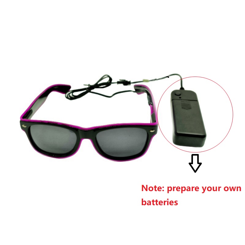 NUOVI occhiali a LED luci fest - Glow In The Dark Party Glasses recensione e prezzo