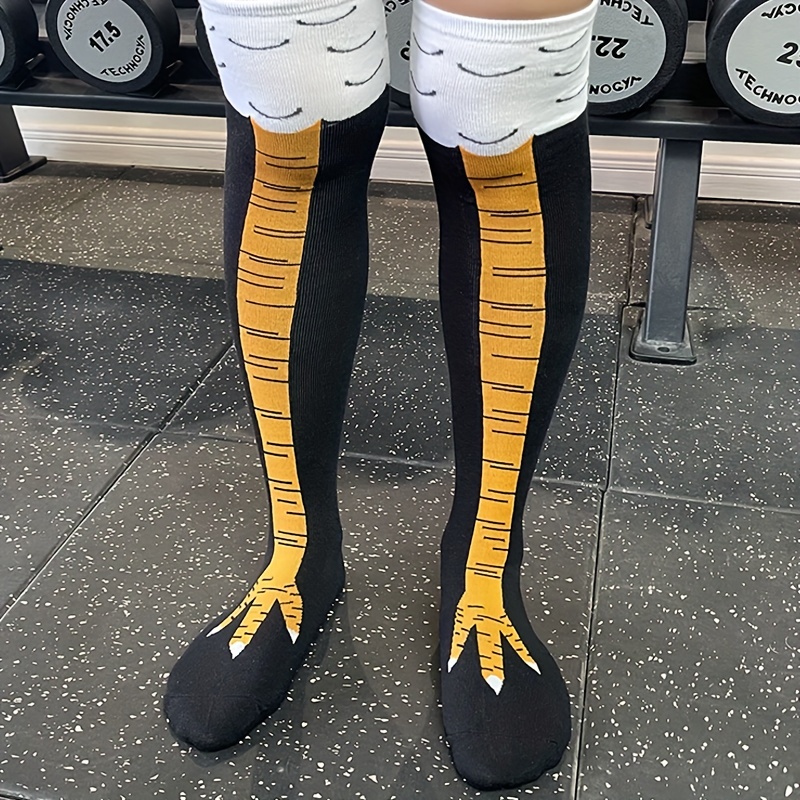 1/2 paia di calzini alti al gi - Funny Chicken Leg Socks recensione e prezzo