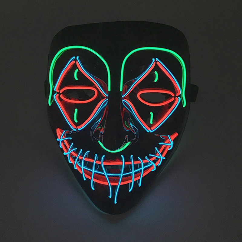 Maschera assassina a LED Danza - Led Purge Mask Halloween recensione e prezzo