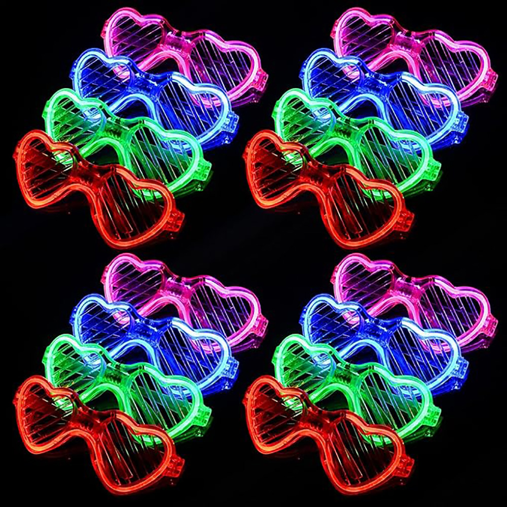 5/10/20/30/50 Occhiali luminos - Glow In The Dark Party Glasses recensione e prezzo