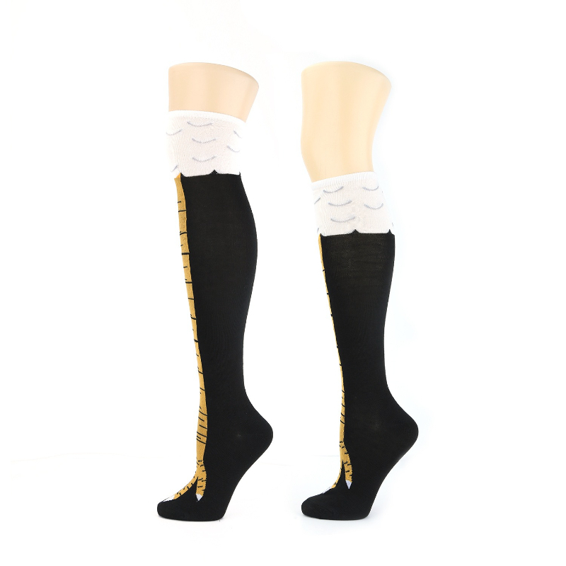 Nuovi Calzini Alti da Donna al - Funny Chicken Leg Socks recensione e prezzo