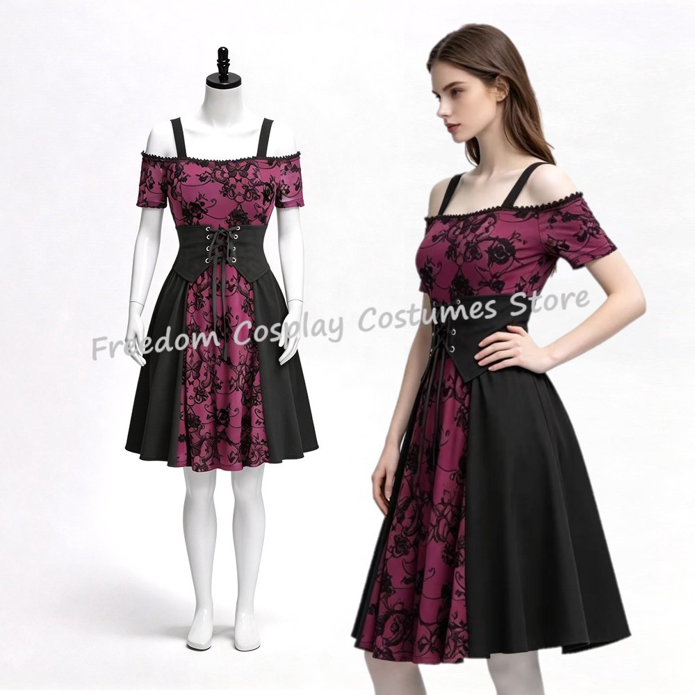 Abito Corto da Donna Gotico Me - Medieval Renaissance Dress Women recensione e prezzo