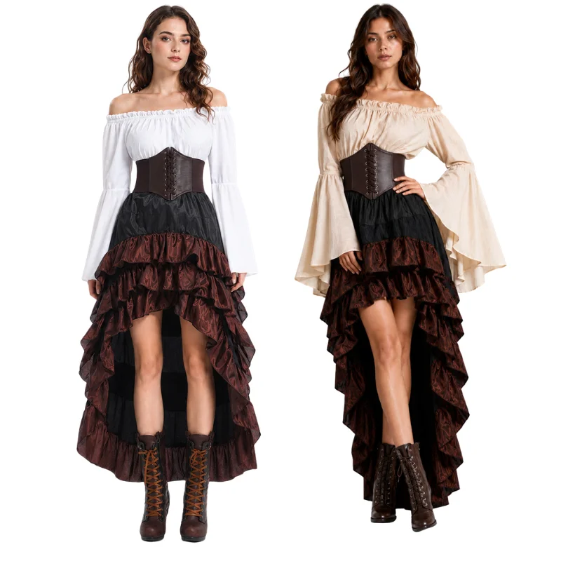 Abito da Pirata Medievale Retr - Medieval Renaissance Dress Women recensione e prezzo