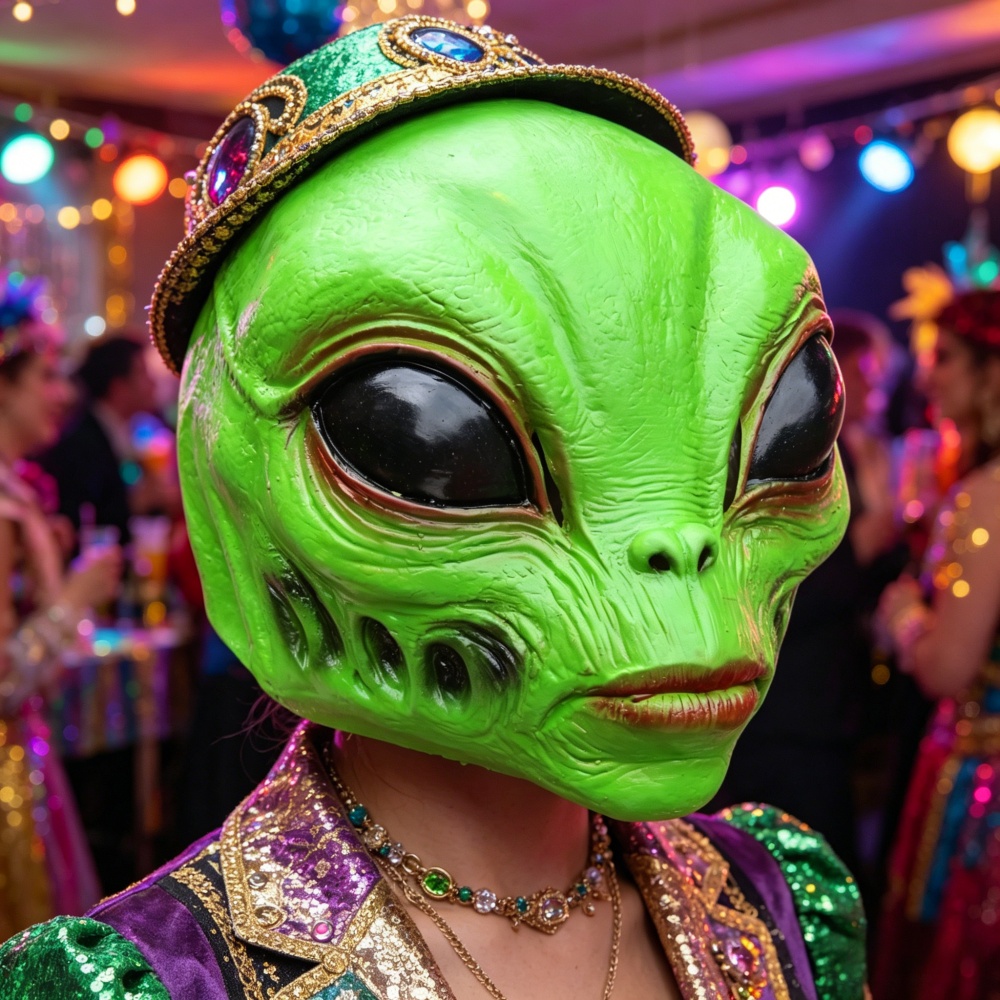 Maschera Aliena di Halloween,  - Latex Alien Mask Realistic recensione e prezzo