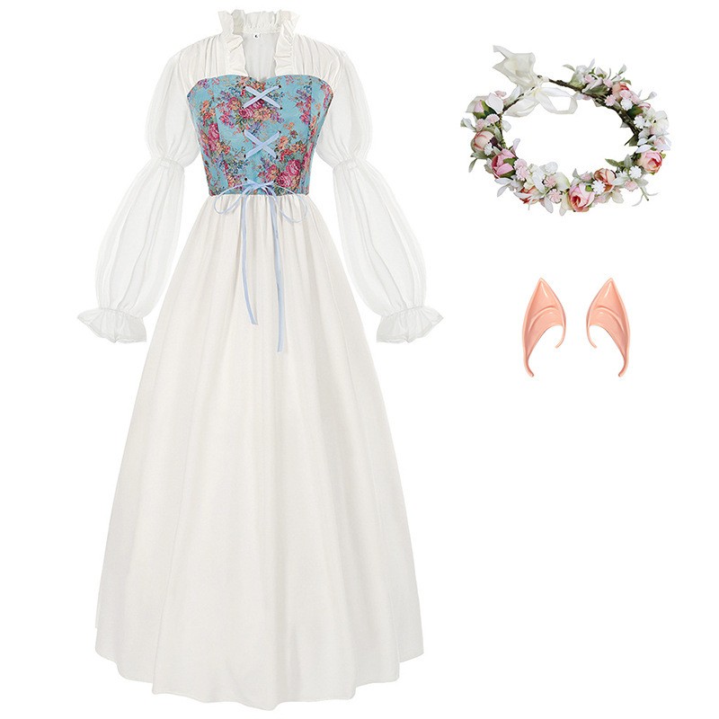 Abito Corsetto in Stile Rinasc - Medieval Renaissance Dress Women recensione e prezzo